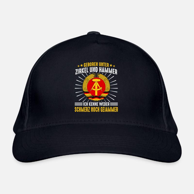 Allemagne de l’Est Ossi de l’Est RDA Patrie Bloc de l’Est - Casquette classique bio - marine