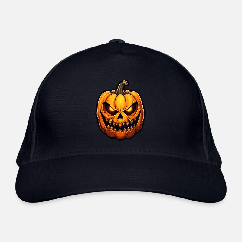 Conception de citrouille d’Halloween Casquette classique bio