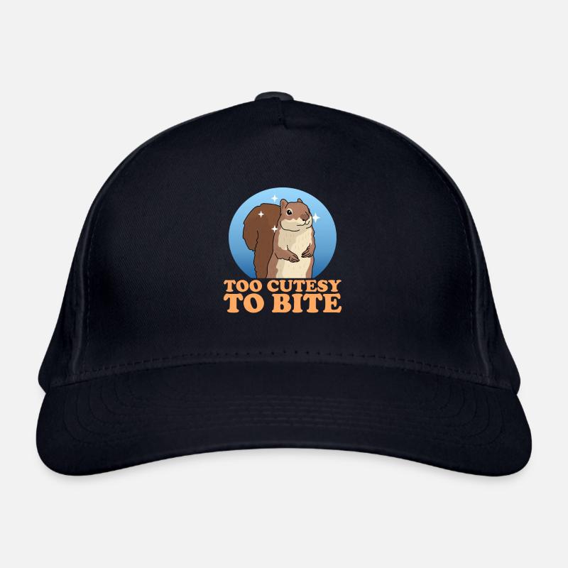 Süßes Eichhörnchen Hörnchen Geschenk Bio-Baseballkappe