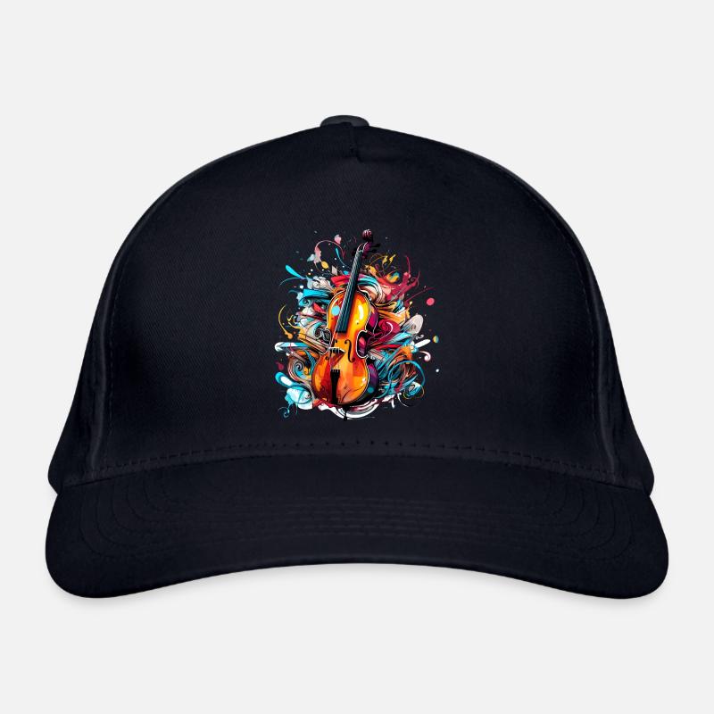 Style graffiti de violon Casquette classique bio