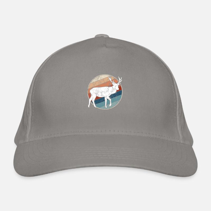 Cerf Rétro Casquette classique bio