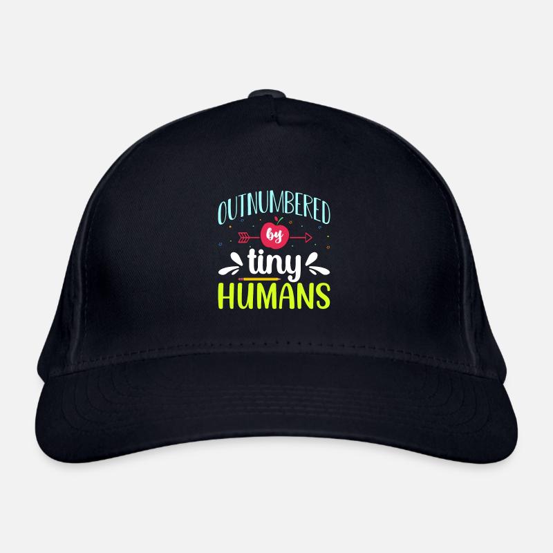 Childcare Worker Outnumbered By Tiny Babysitting Organic Baseball Cap
