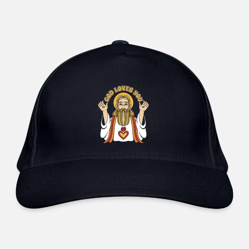 Clergé, Dieu vous aime, pasteur, religieux, ecclésiastique Casquette classique bio