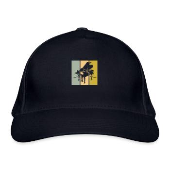 Klavier - Bio-Baseballkappe - Navy - Vorne