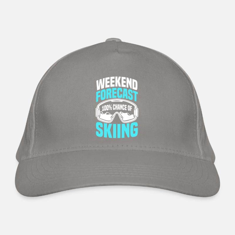 Forecast for the ski weekend Organic Baseball Cap
