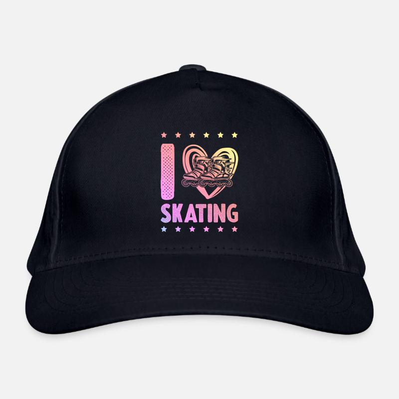 I love skating Organic Baseball Cap