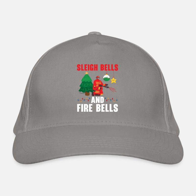 Sleigh bells and fire bells Firefighting Organic Baseball Cap