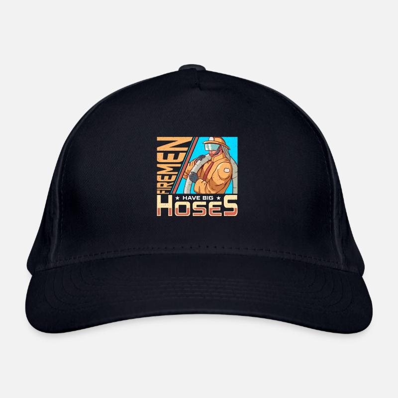 Chief Firefighter Firemen Have Big Hoses Fireman Organic Baseball Cap
