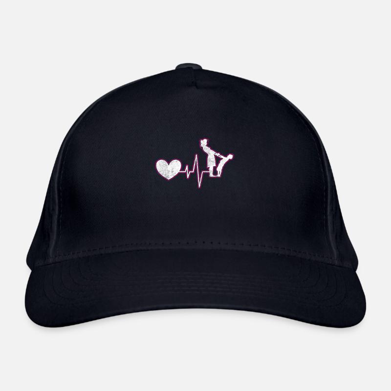 Mutter Kind Herzschlag Bio-Baseballkappe