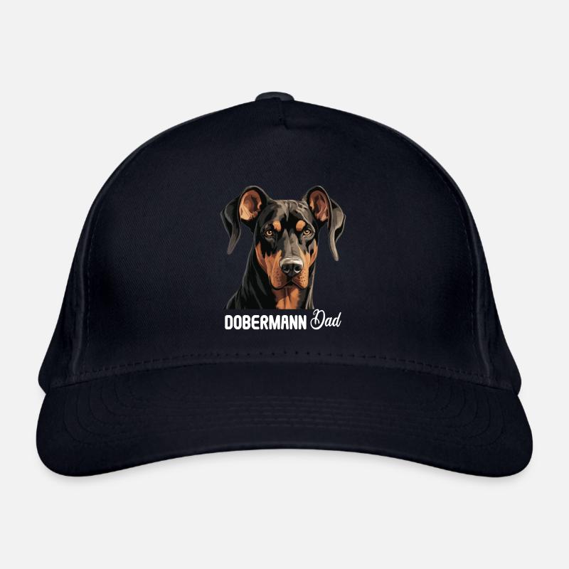 Hund Dobermann Bio-Baseballkappe