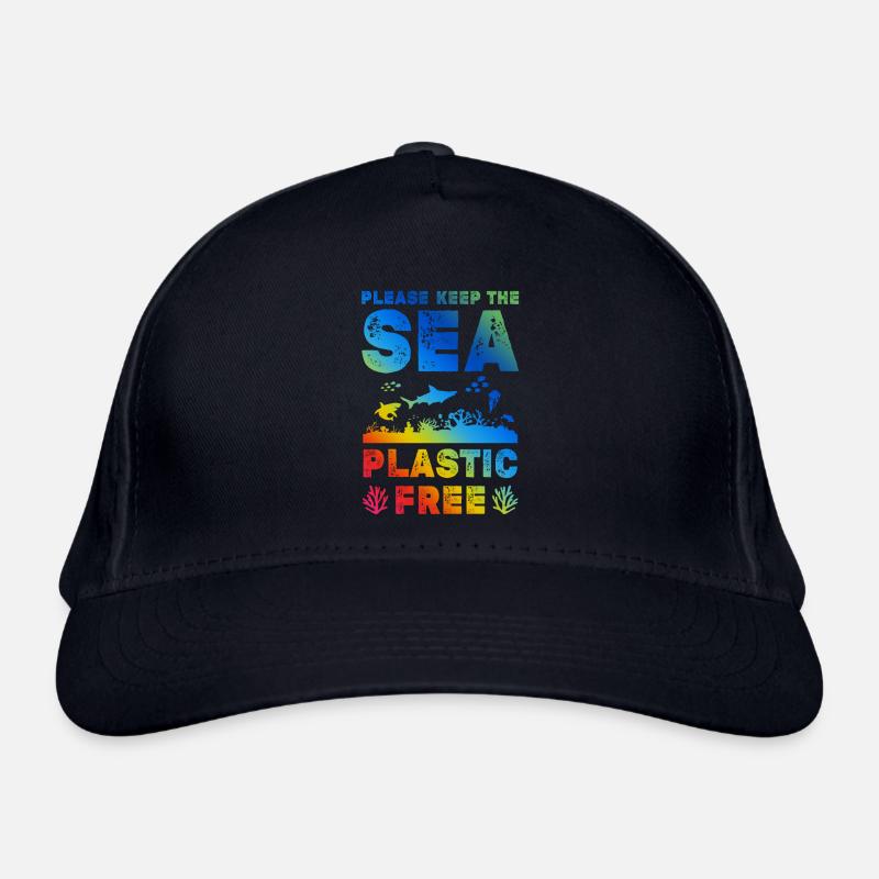 Plastic Save the Ocean Organic Baseball Cap
