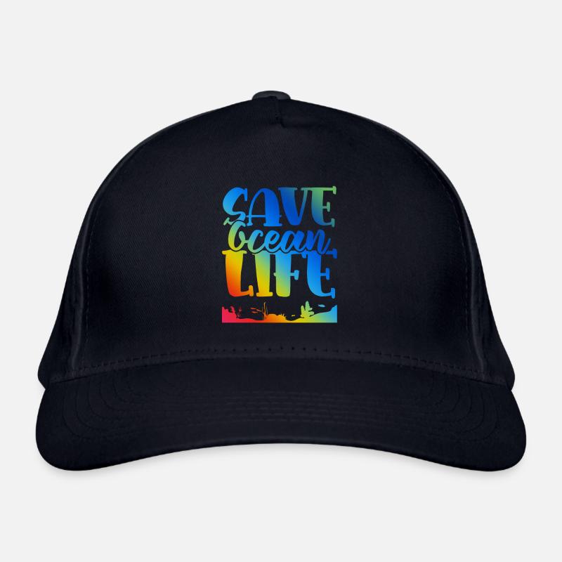 Save the Ocean Life Organic Baseball Cap