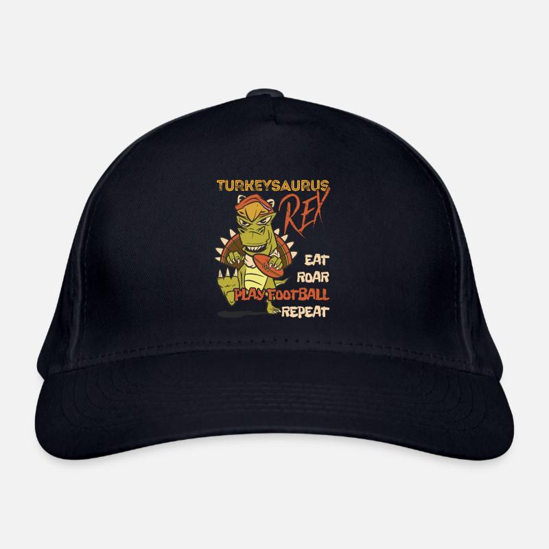 Les enfants drôle Turkeysaurus Rex Dab Dinde Dino Casquette classique bio