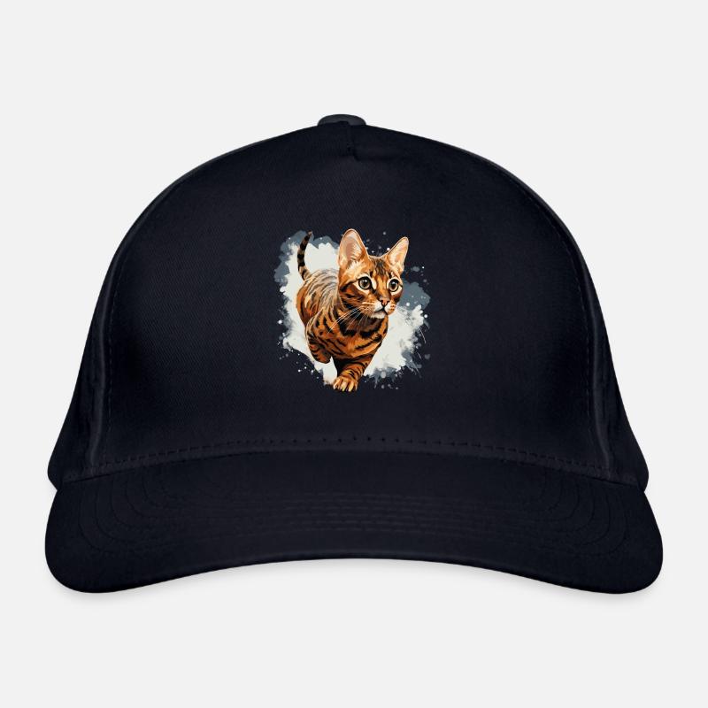 Chat du Bengale Casquette classique bio