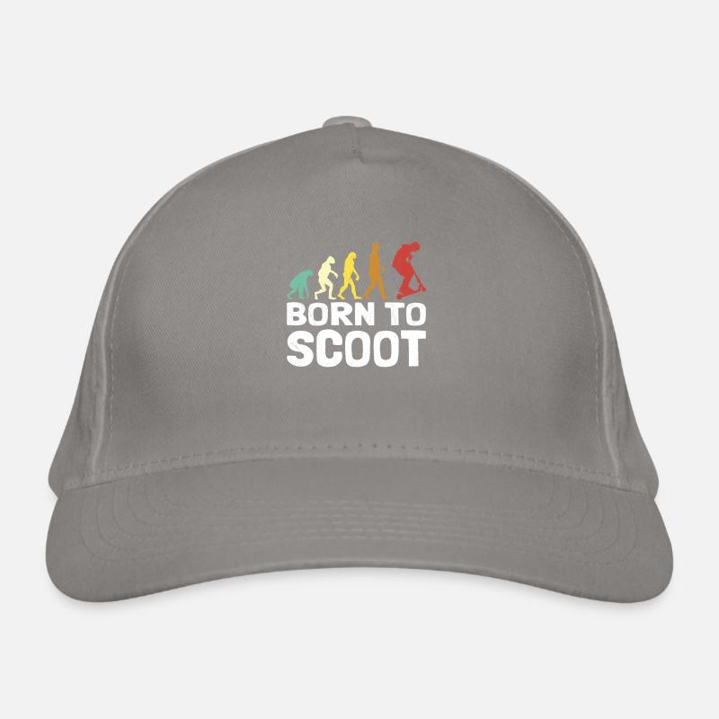 Né pour Scoot Stunt Scooter Trick Scooter Scooter Casquette classique bio