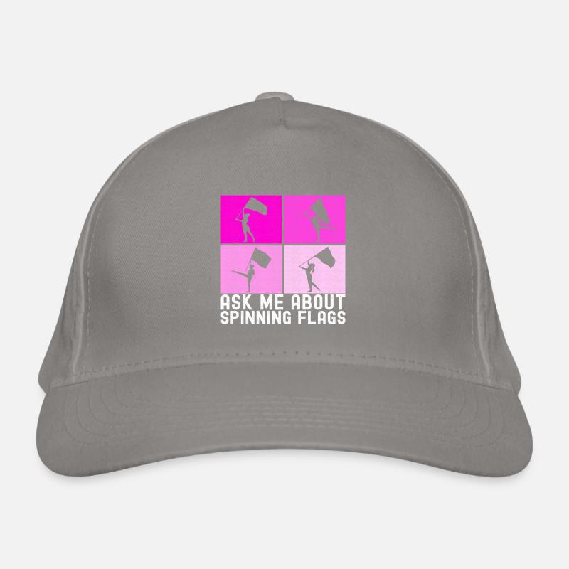 Drapeau agitant la fanfare garde de couleur Casquette classique bio
