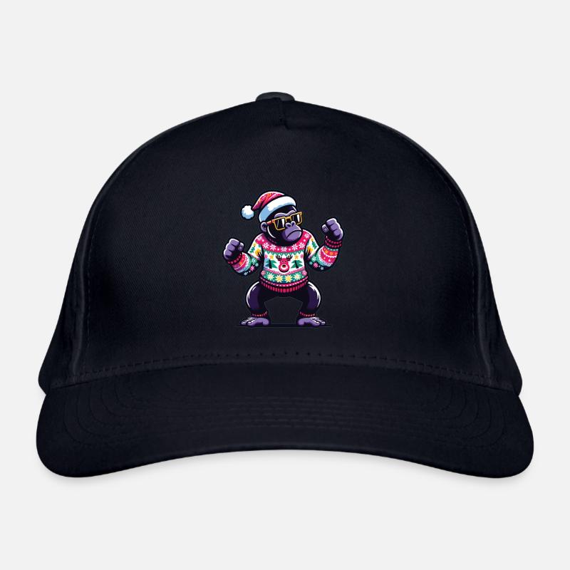 Gorilla with sunglasses Organic Baseball Cap