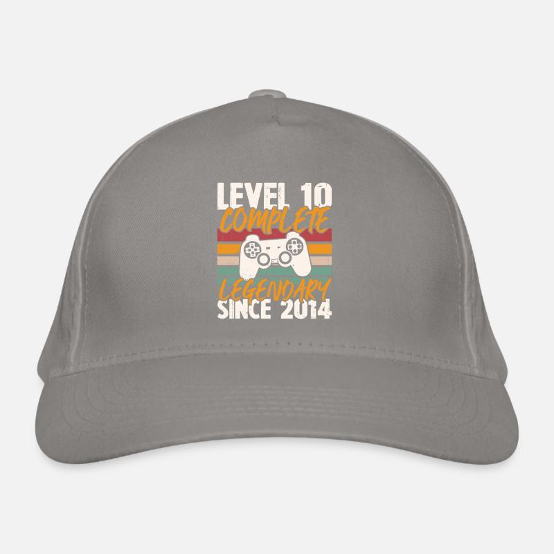 Level 10 Complete 2014, Birthday Gift Organic Baseball Cap