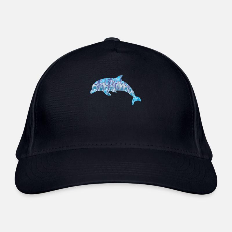 Dolphin Organic Baseball Cap