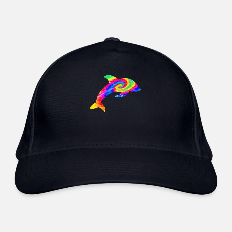 Dolphin Tie Dye Bio-Baseballkappe