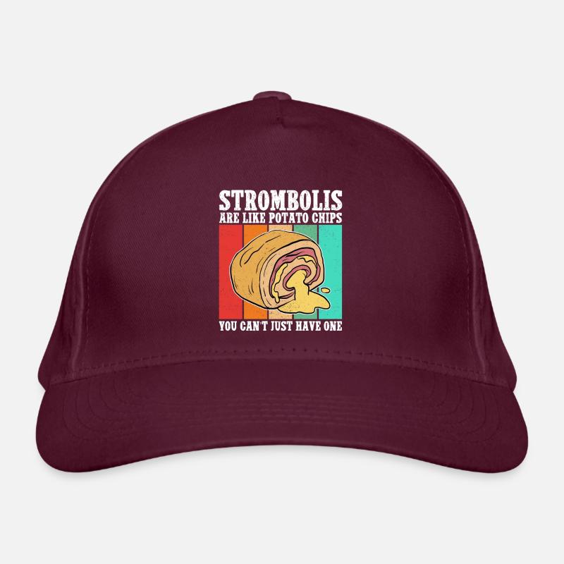 Stromboli Pizza | Calzone Stromboli's Gift Organic Baseball Cap
