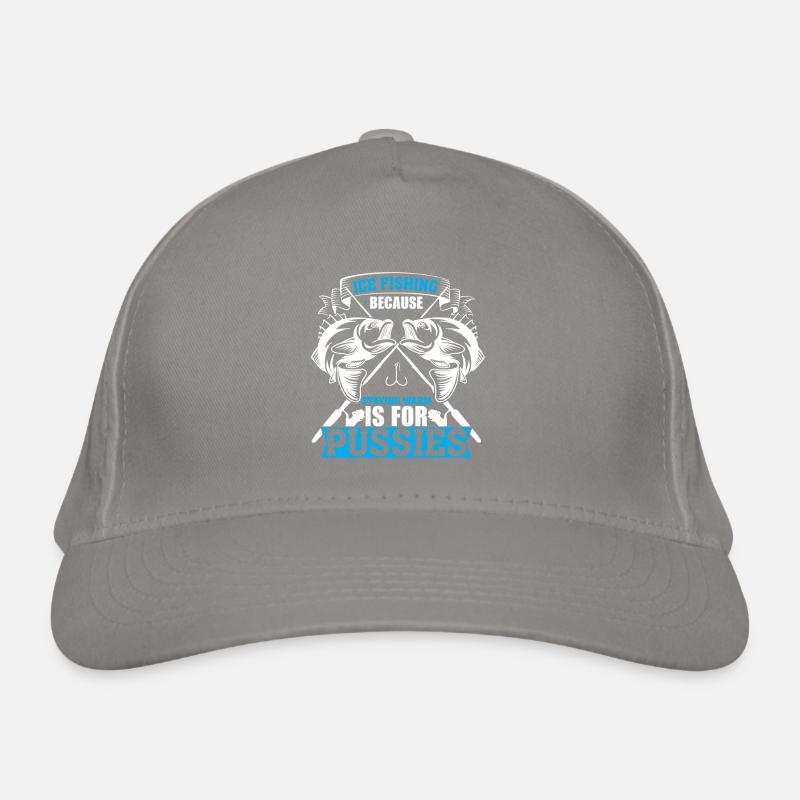 La pêche blanche, parce que rester au chaud, c’est pour les mauviettes Casquette classique bio