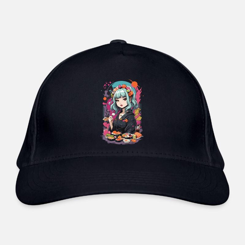Anime Sushi e-Girl Goth Pastel Style Design Casquette classique bio
