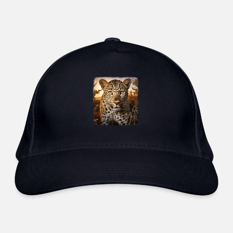 Leoparde realistic Leopard Organic Baseball Cap