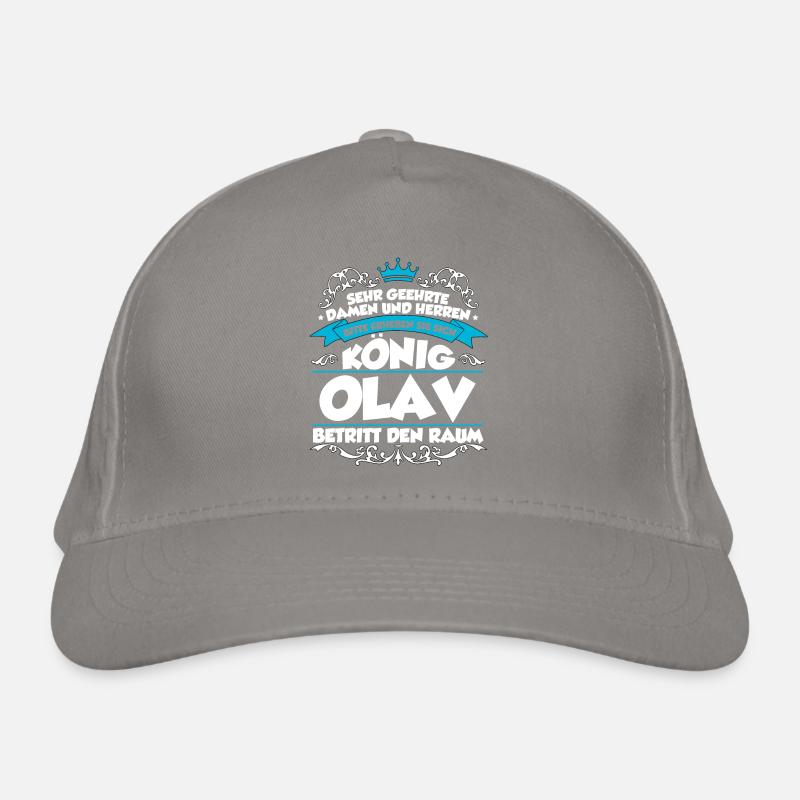 Olav Name Design Bio-Baseballkappe