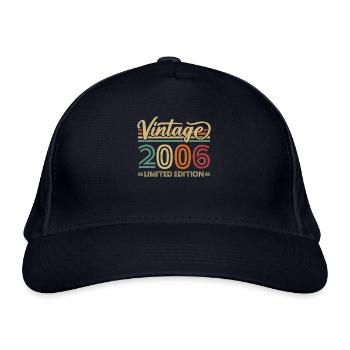 Vintage 2006 rétro cadeau d’anniversaire - Casquette classique bio - marine - Devant