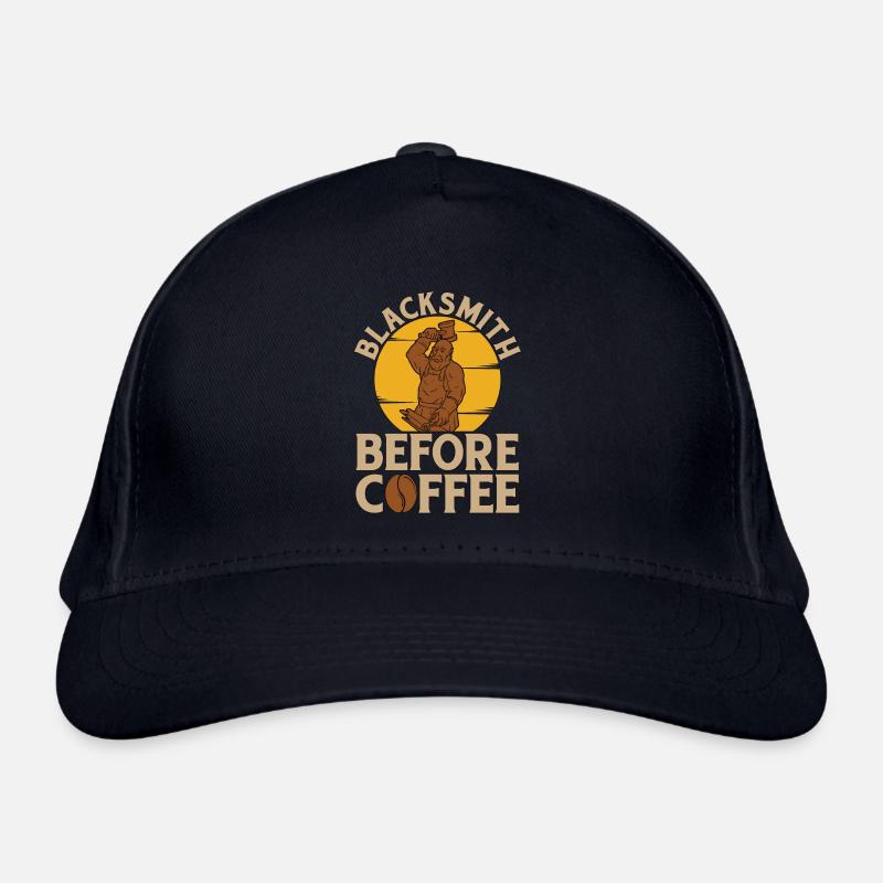 Blacksmith Before Coffee Ironworker Coffee Lover Bio-Baseballkappe