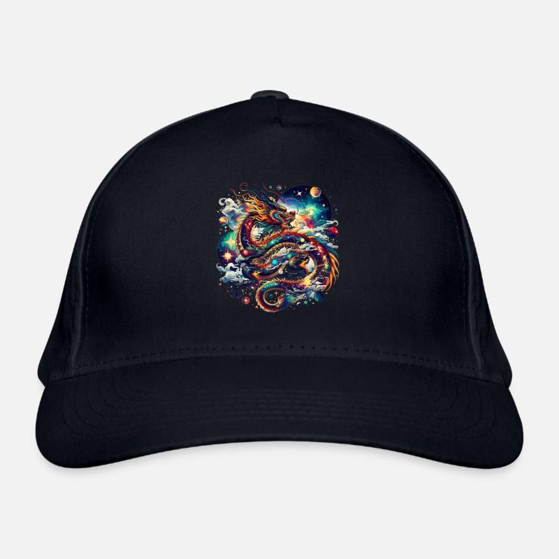 Chinese Dragon Art Celestial Dragon Organic Baseball Cap