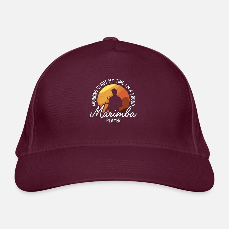 Marimba Player Morning n’est pas mon temps Vibraphone Casquette classique bio