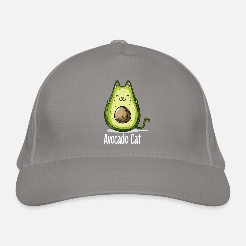 Avocat chat chats cadeau végétarien Casquette classique bio