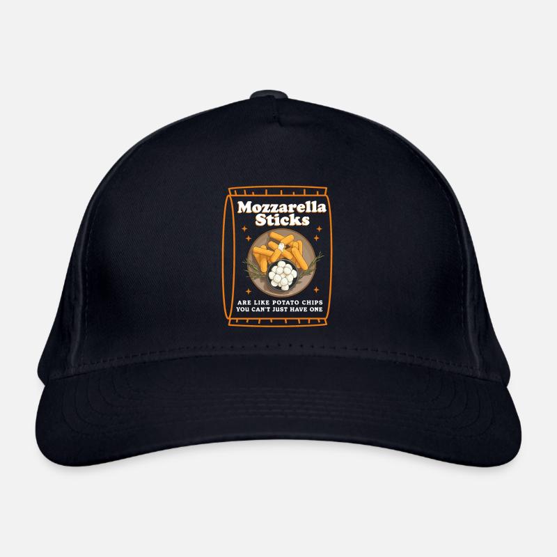 Mozzarella Sticks Mozzarella Sticks Gift Organic Baseball Cap
