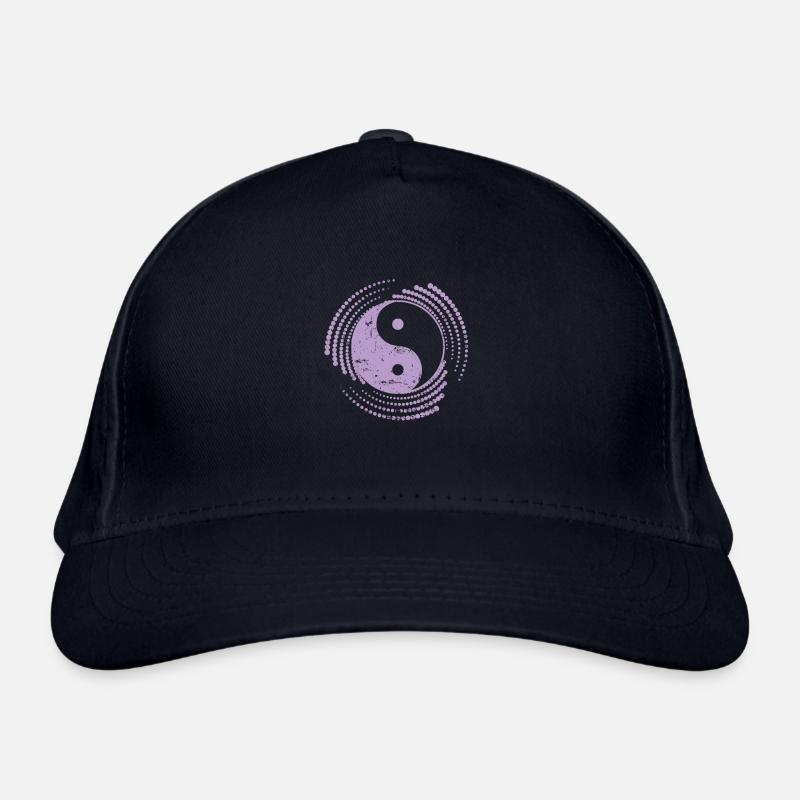 Pattern Yin and Yang Symbol Sign Harmony Organic Baseball Cap