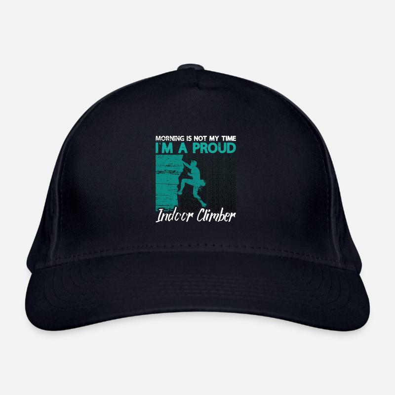 Le matin de l’escalade en salle n’est pas mon heure de bloc Casquette classique bio
