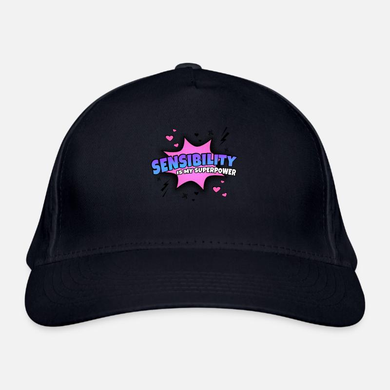 Sensitivity is my superpower trait Organic Baseball Cap
