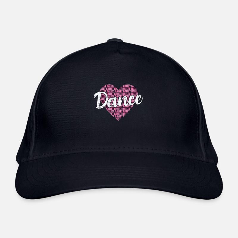 Ballet Dance Herz Bio-Baseballkappe