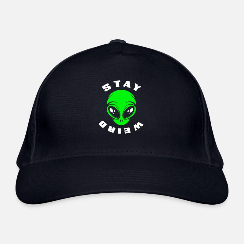 Alien Face Alien Space Organic Baseball Cap