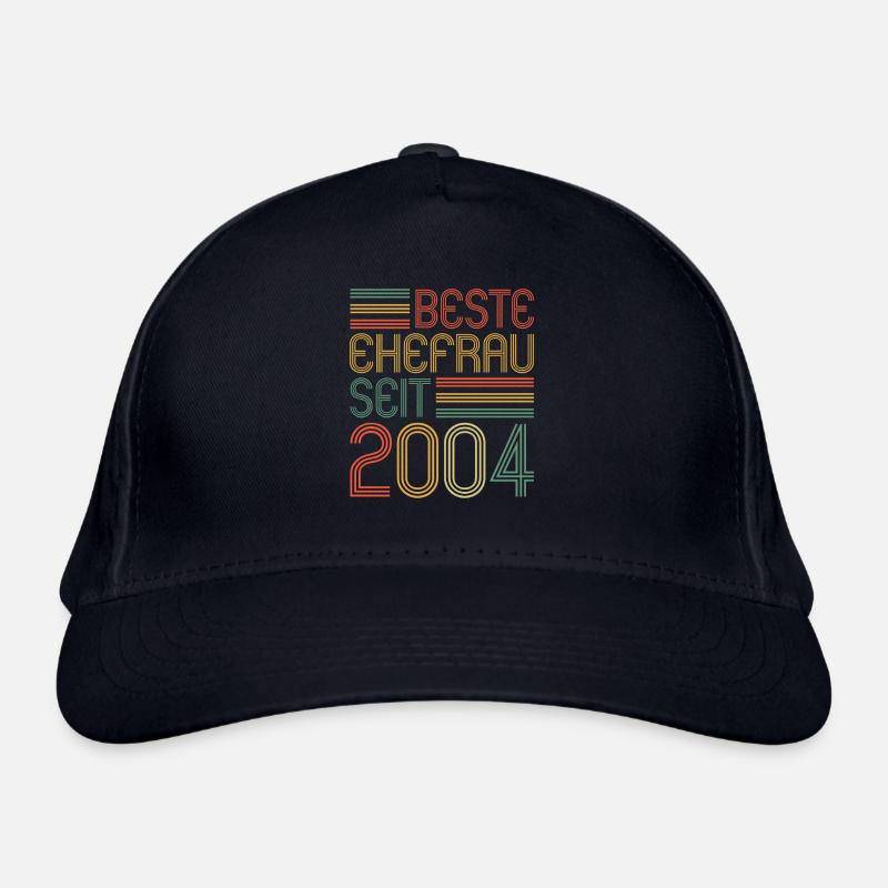 Beste Ehefrau seit 2004 20.Hochzeitstag Bio-Baseballkappe