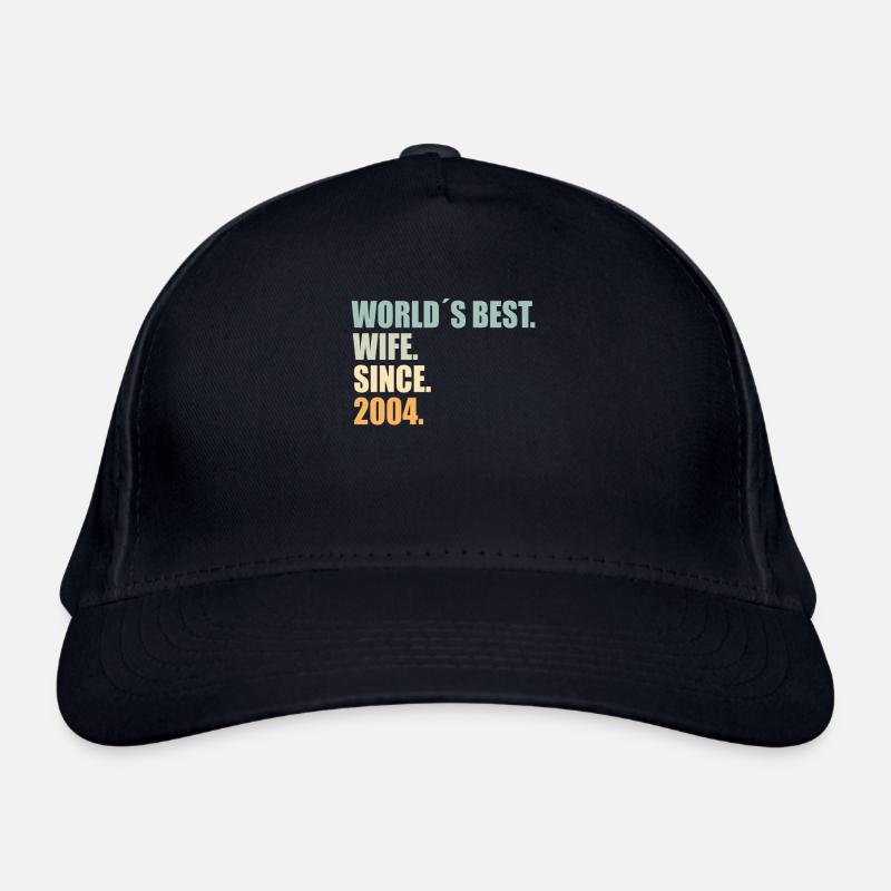 Beste Ehefrau seit 2004 20.Hochzeitstag Bio-Baseballkappe