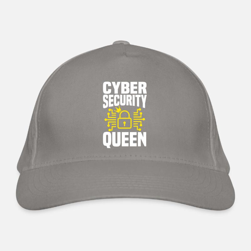 Cyber Security Königin Bio-Baseballkappe
