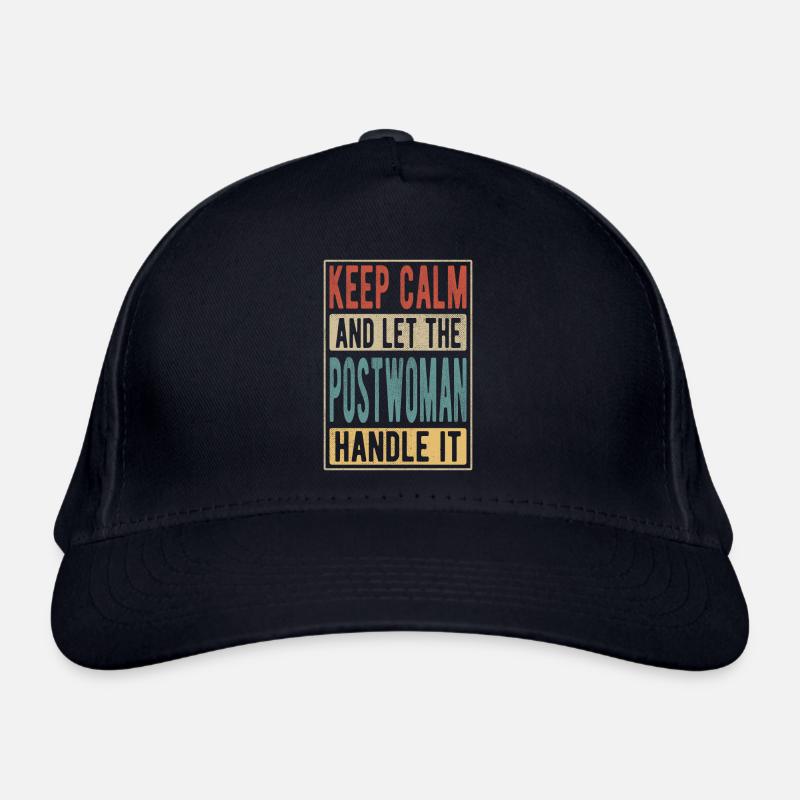 Cadeau rétro de postière Casquette classique bio