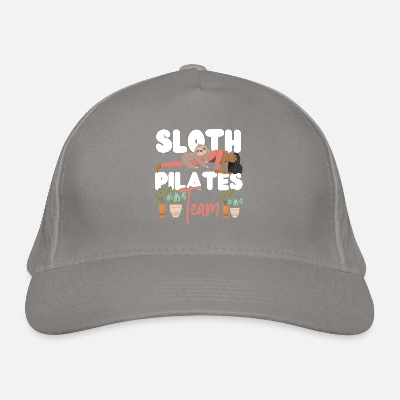 Pilates Instructor Teacher Sloth Organic Baseball Cap