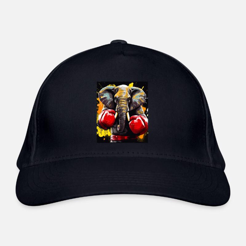 Combattant de boxeur éléphant Casquette classique bio