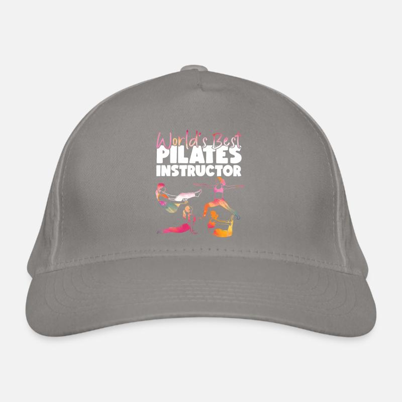 Instructeur de Pilates Enseignant du monde entier Casquette classique bio