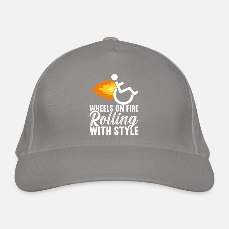 Rollstuhlfahrer Rollstuhl Bio-Baseballkappe