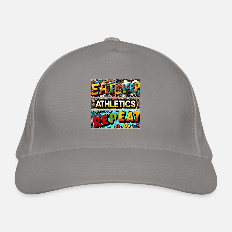 Manger dormir Athlétisme répéter Casquette classique bio