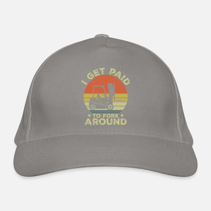 I Get Paid To Fork Around Casquette classique bio